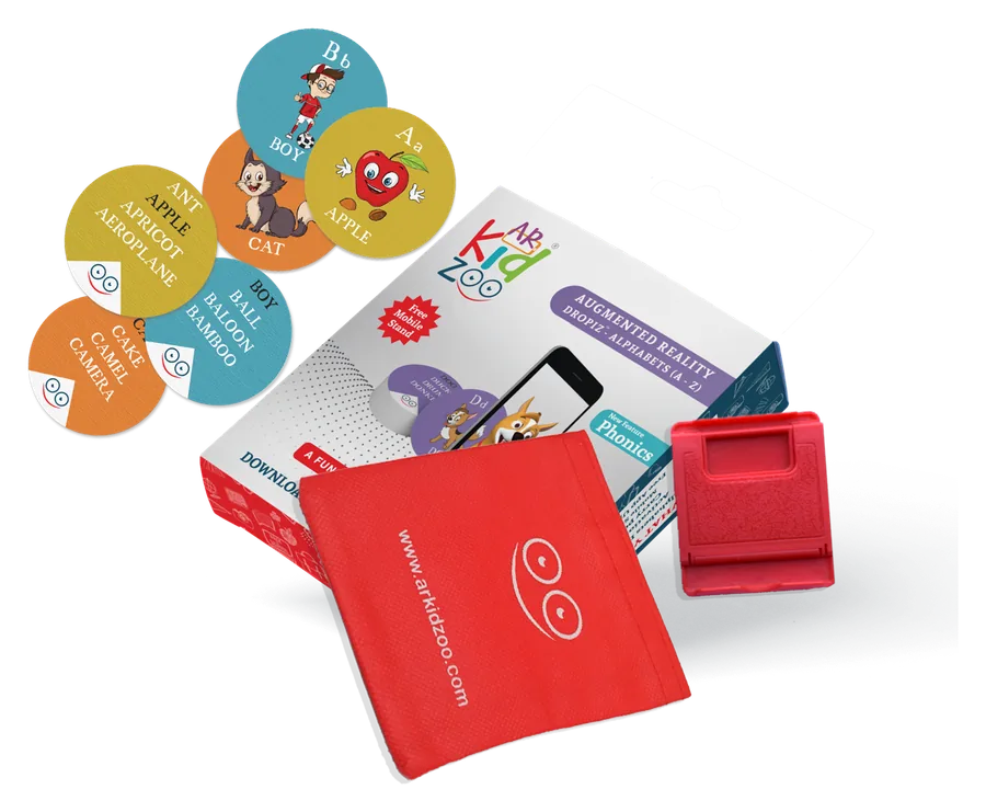 Dropiz Alphabets AR flashcards kit