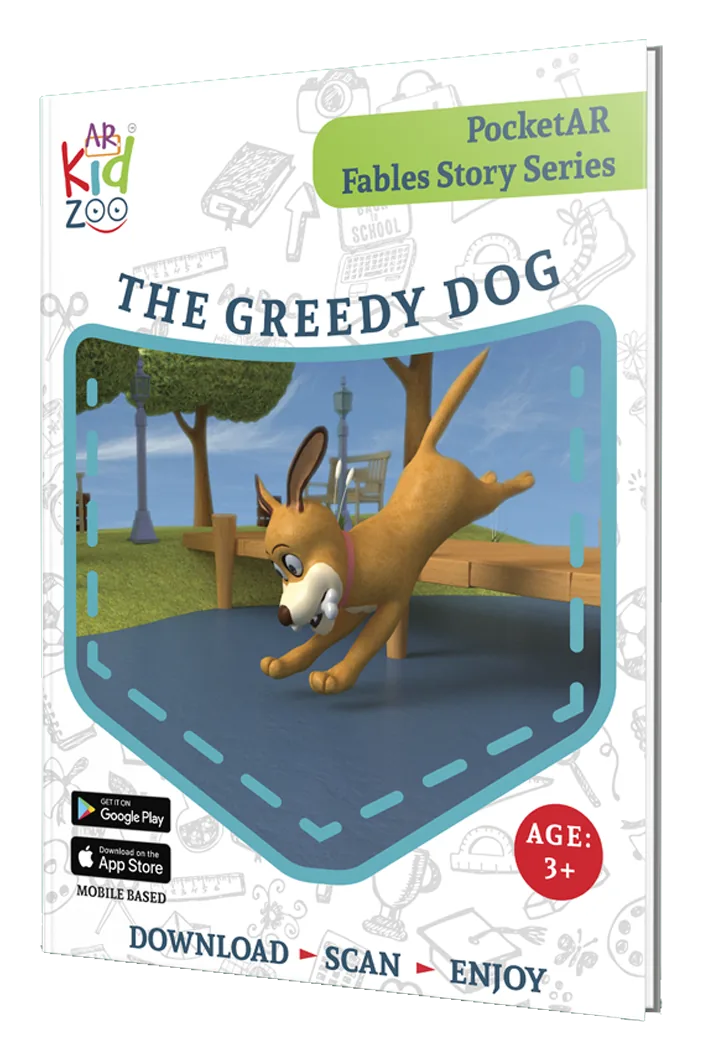 PocketAR The Greedy Dog storybook